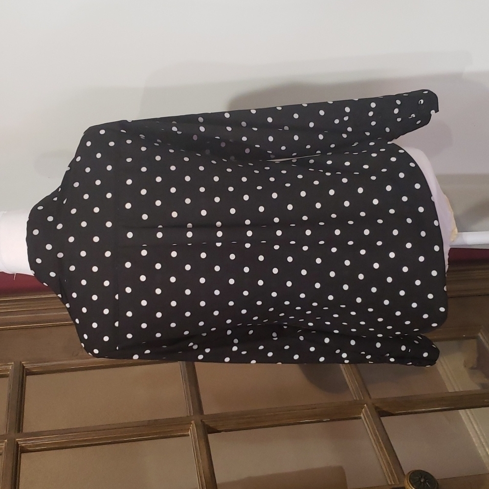 Express Polka Dot Button Down Blouse - image 5
